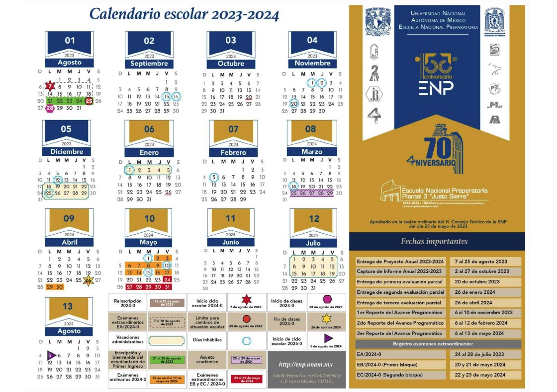 Calendario Escolar 2023 Unam Filmoteca De Catalunya M vrogue.co